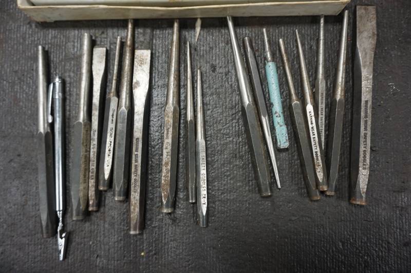 lot 169 image: Large Lot of Assorted Chisels & Punches