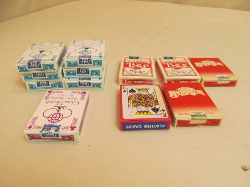 lot 50 image: casino playing cards