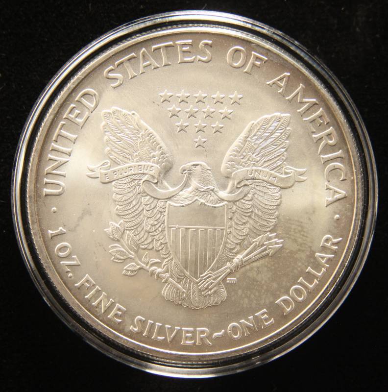 2003 AMERICAN SILVER EAGLE 1 TROY OZ. .999 FINE SILVER IN AIRTITE