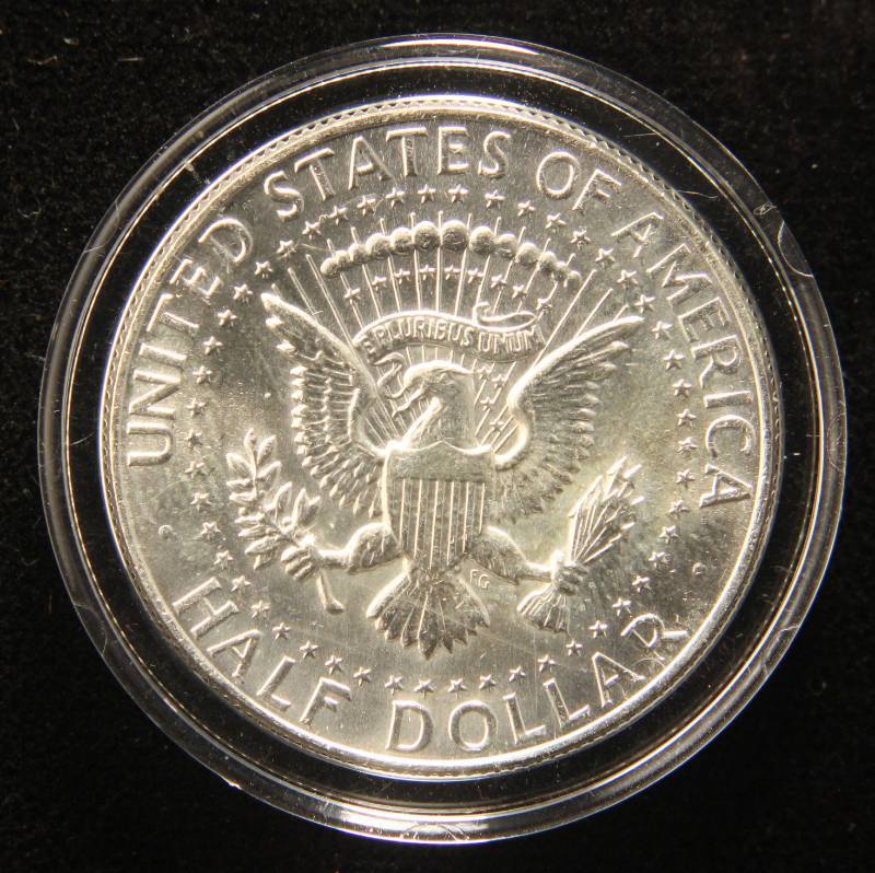 1964 KENNEDY HALF DOLLAR BU IN AIRTITE