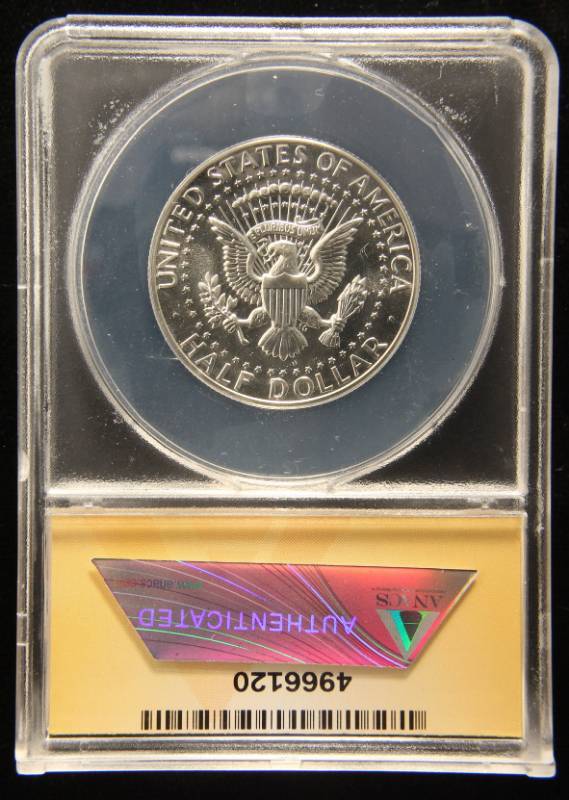 1964 PROOF KENNEDY SILVER HALF DOLLAR PF68 ANACS