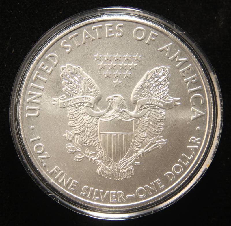 2009 AMERICAN SILVER EAGLE 1 TROY OZ. .999 FINE SILVER IN AIRTITE