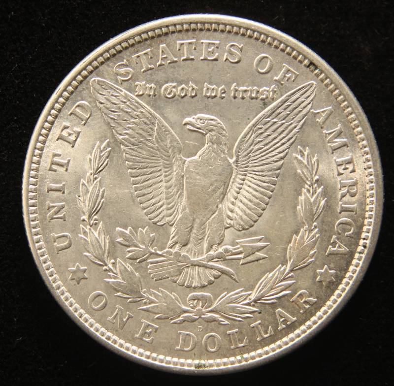 1921-D MORGAN SILVER DOLLAR