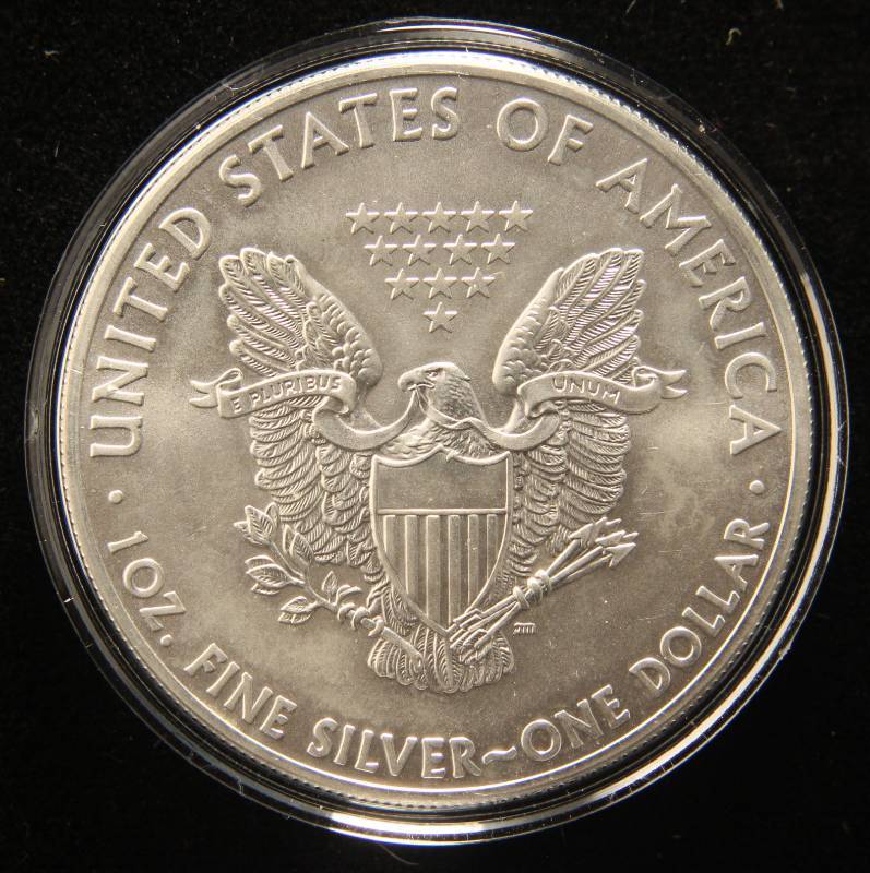 2015 AMERICAN SILVER EAGLE 1 TROY OZ. .999 FINE SILVER IN AIRTITE