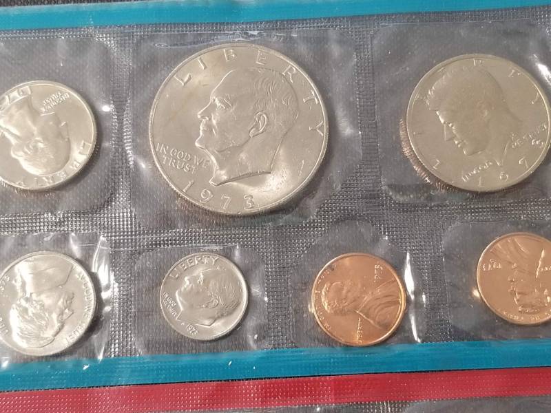 1973 US MINT SET (13 COINS)