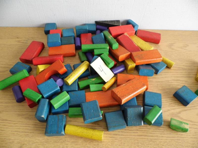 vintage building blocks