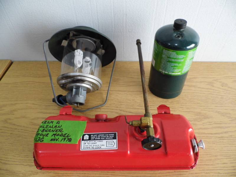 lot 12 image: Coleman Lantern - Stove Parts