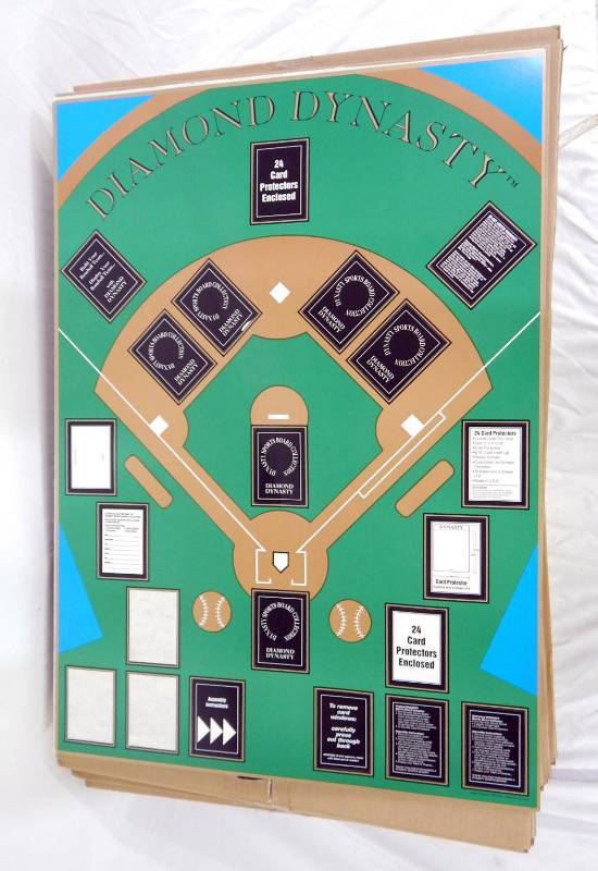 lot 32 image: Huge Lot of Diamond Dynasty Baseball Card Display Board Sets