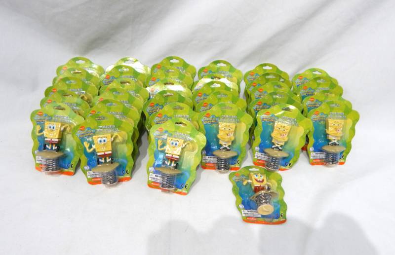 lot 58 image: Lot of New SpongeBob Squarepants Mini Bobblers