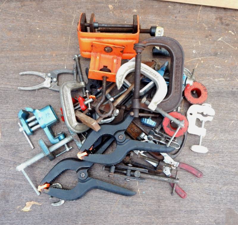 lot 80 image: Large Lot of Clamps