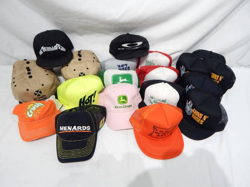 lot 1 image: Lot of New and New Vintage Trucker and Baseball Hats