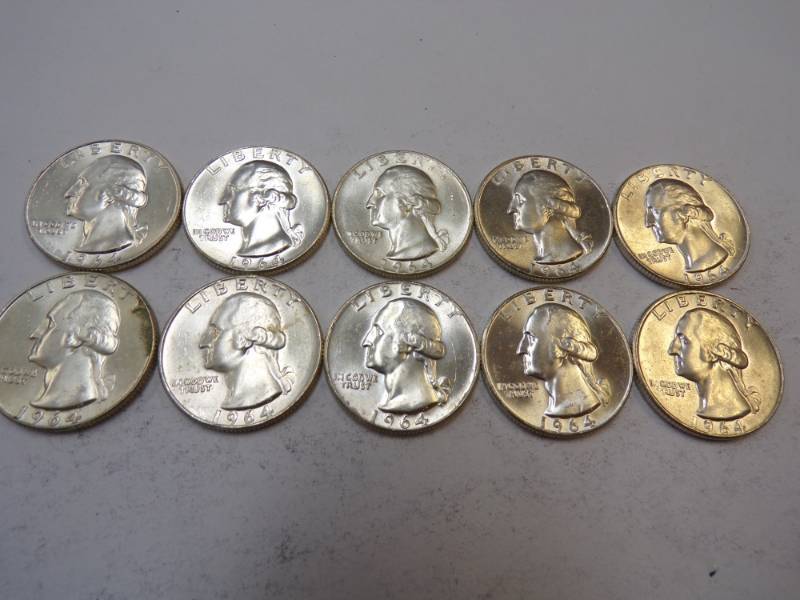 lot 68 image: 10 - 1964 Quarters