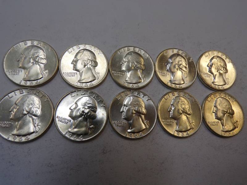 lot 70 image: 10 - 1964 Quarters