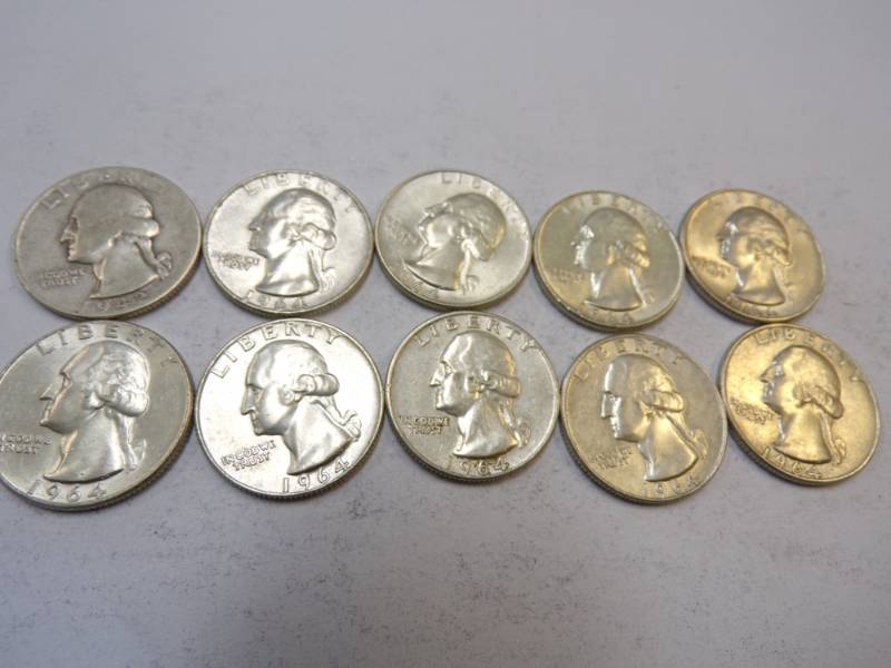 lot 76 image: 10 - 1960s Quarters