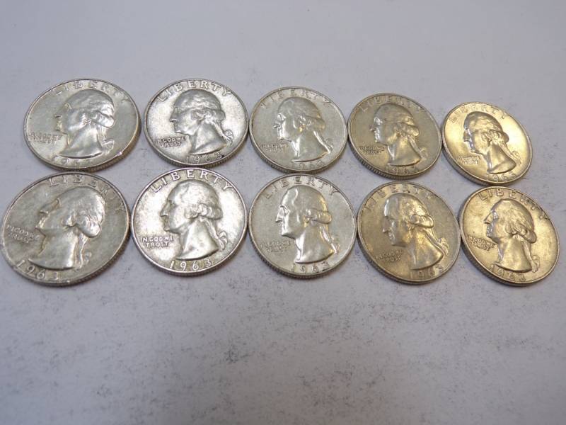 lot 78 image: 10 - 1963 Quarters