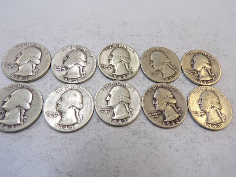 lot 103 image: 10 - 1943 Quarters