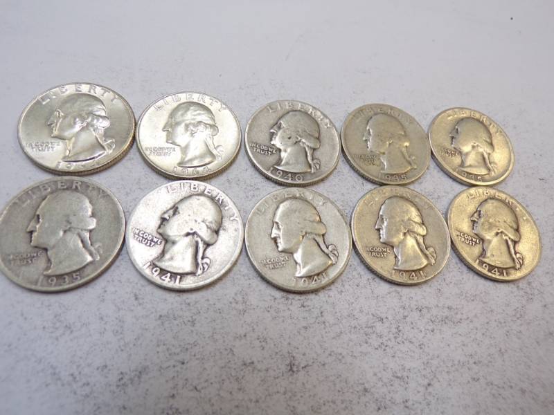 lot 122 image: 10 - pre 1964 Quarters