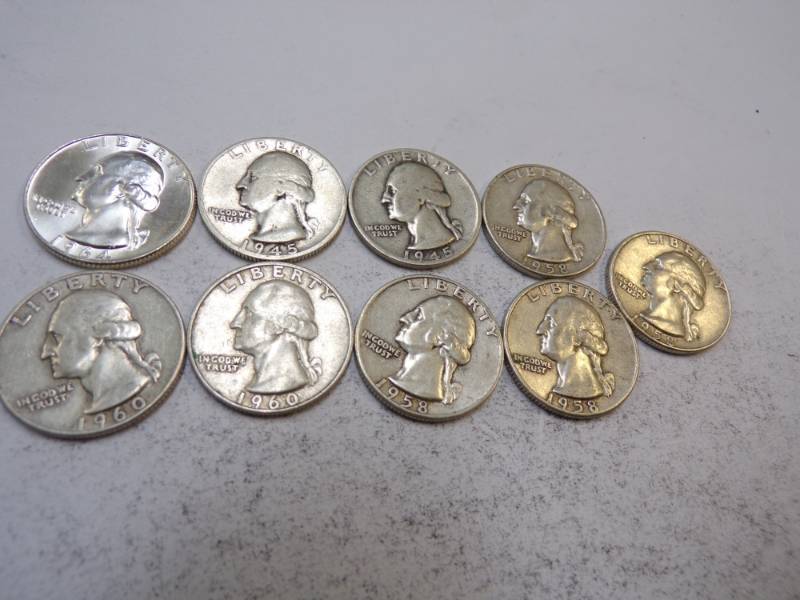 lot 123 image: 9 - pre 1964 Quarters