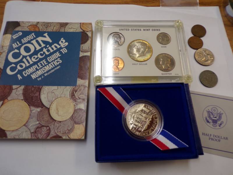 lot 146 image: Coin Book with Half Dollar Proof United States Mint Coins in case