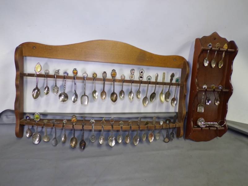 lot 151 image: Spoon Rack with Spoons