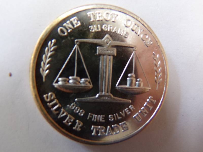 lot 156 image: One Ounce .999 Fine Silver
