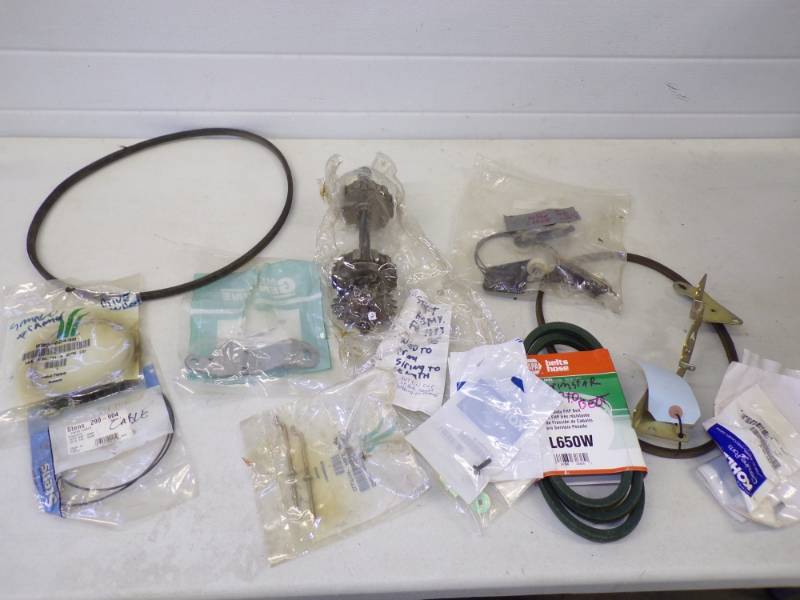 lot 169 image: Lawn Mower Parts and Belts