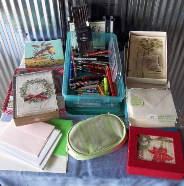 Greeting Cards, Stationary, and Pens