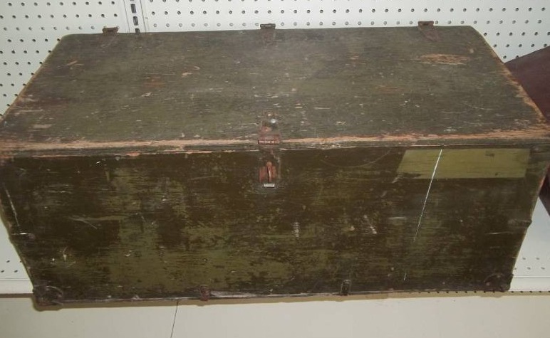 Vintage Wooden Trunk