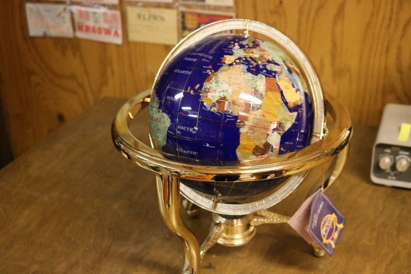 Very ornate globe 15 tall...