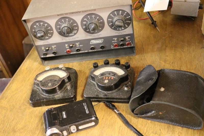 Weston MilAmmeter and Mercury compo...