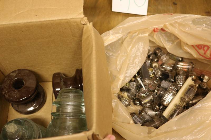 Fence insulators and radio tubes...