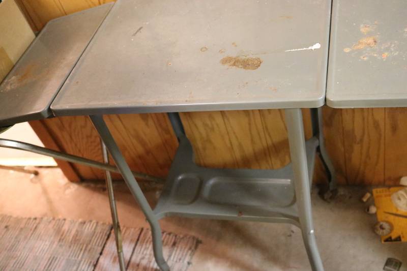 Metal typewriter stand...