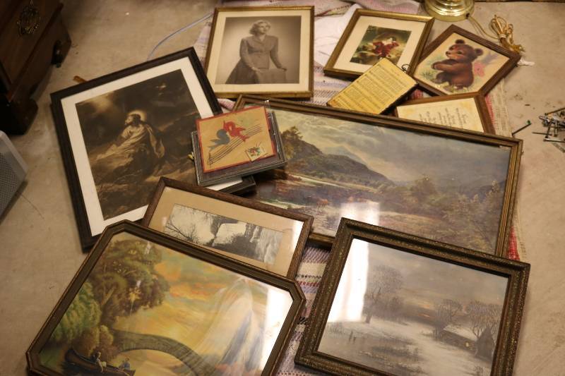 Lot of framed art...