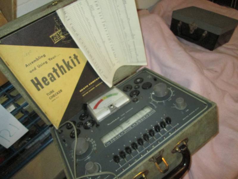 Heathkit tube checker...