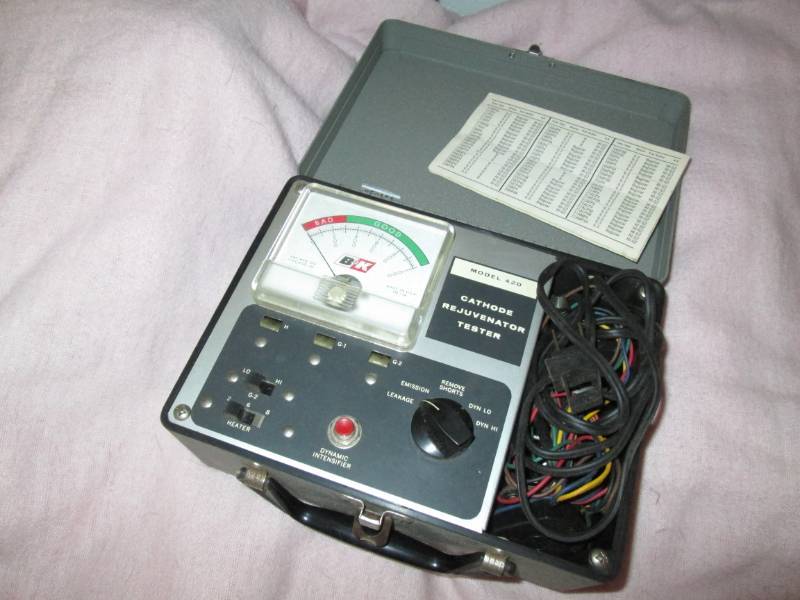 Cathode rejuvenator tester...