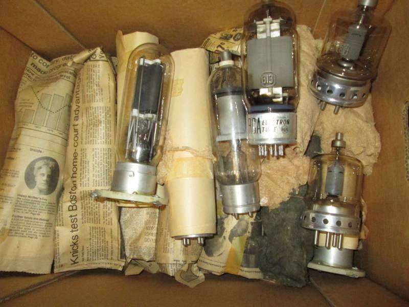 Box of large tubes...