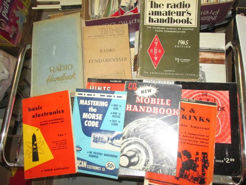 Lot of radio books...