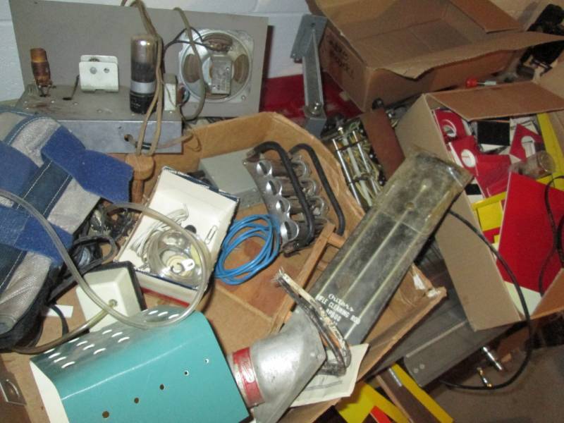 Lot of radio, engraving and other s...