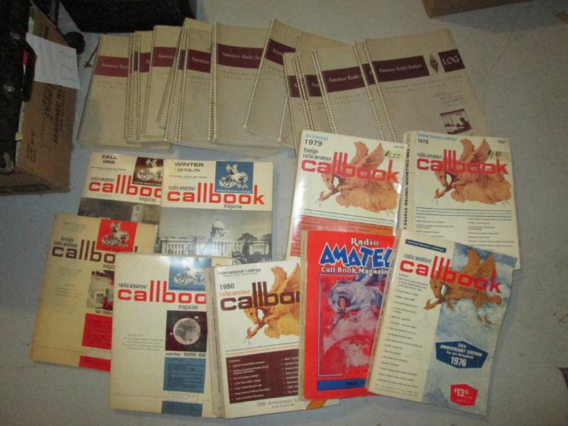 Lot of ham radio books...