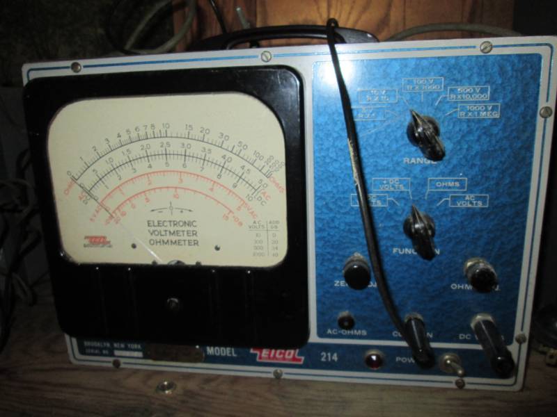 Eico electronic ohm meter  volt me...