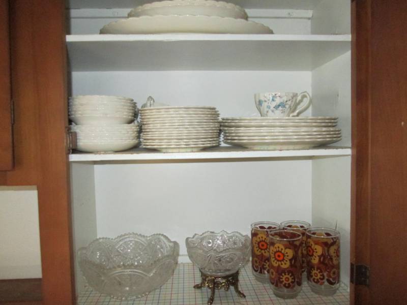 Cupboard full of glassware...