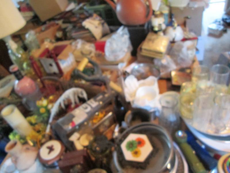 Table full of treasures - see all p...