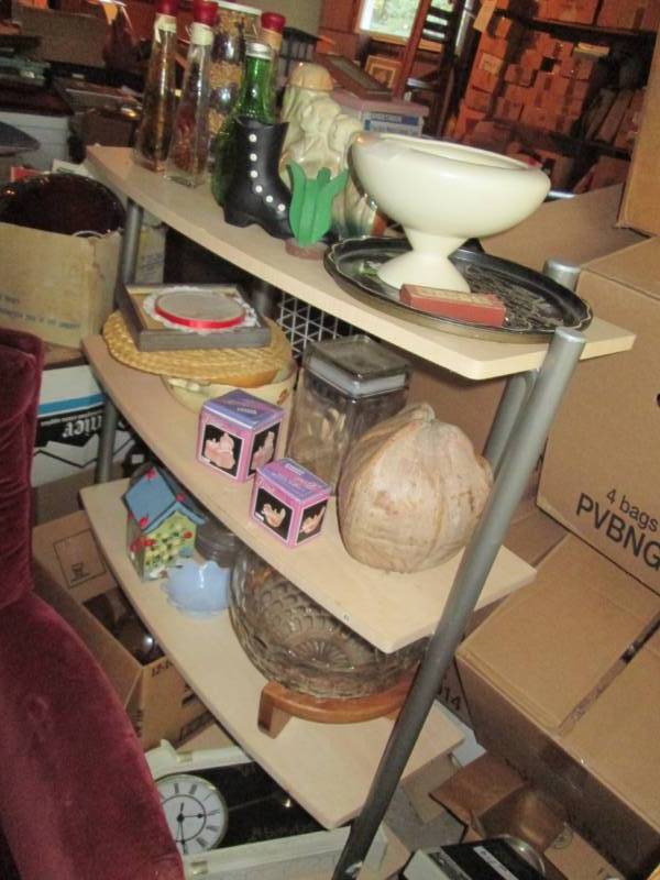 Shelf and contents...