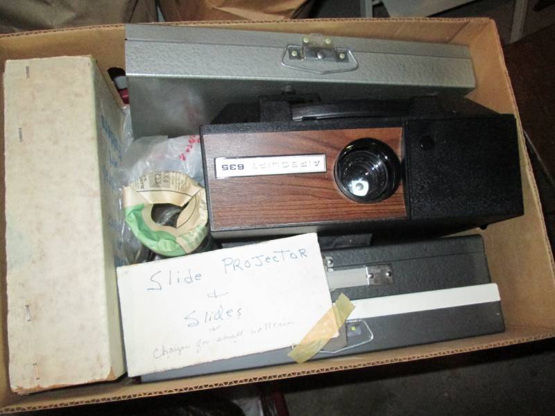 Slide projectoir and slides...