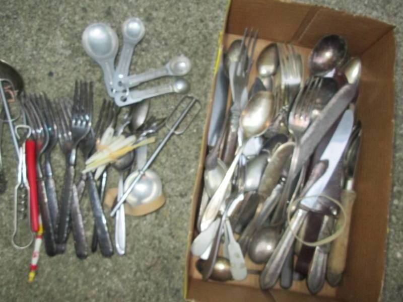 Silverware - many WM Rodgers...