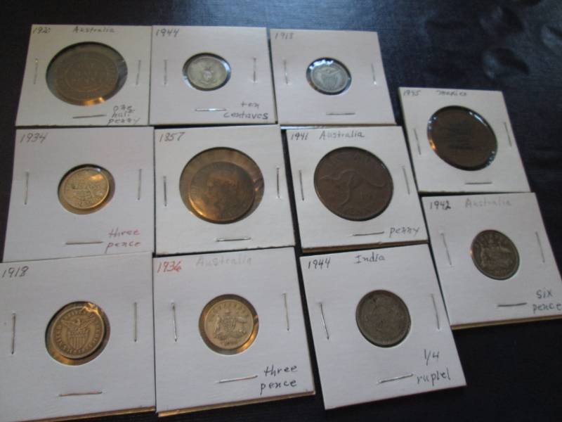 Lot of older foreign coins...