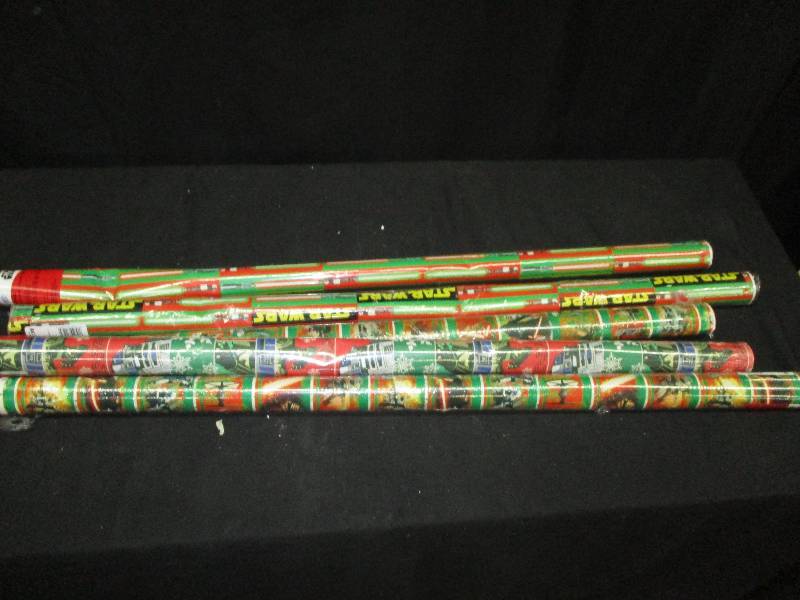 6 rolls star wars wrapping pasper