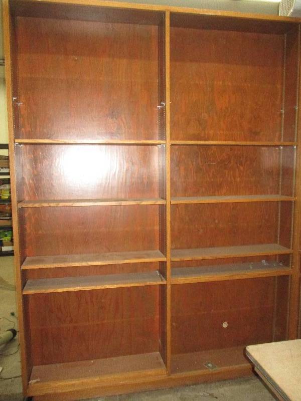 double sided shelf ubits solid wood