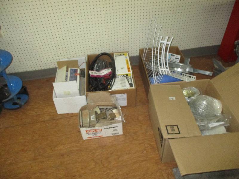 Boxes of Misc Staples, hardware and more