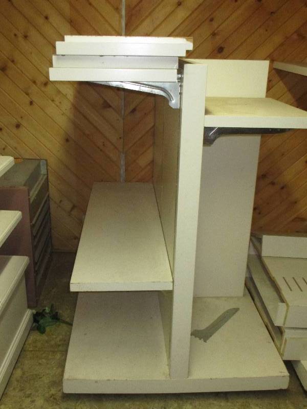 Large Tiered Display Table on whells